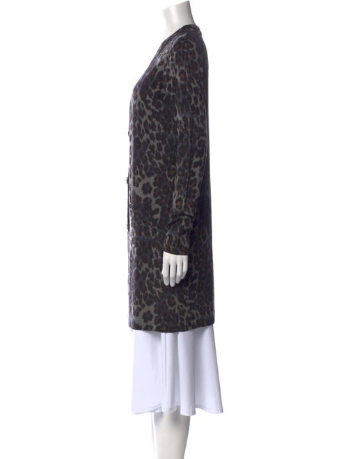 Diane von Furstenberg Wool Animal Print Sweater