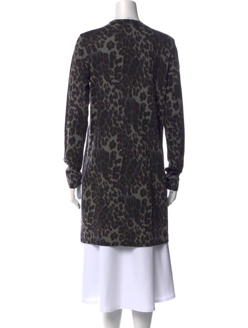 Diane von Furstenberg Wool Animal Print Sweater