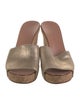 Diane von Furstenberg Leather Slides