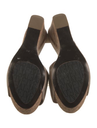 Diane von Furstenberg Leather Slides