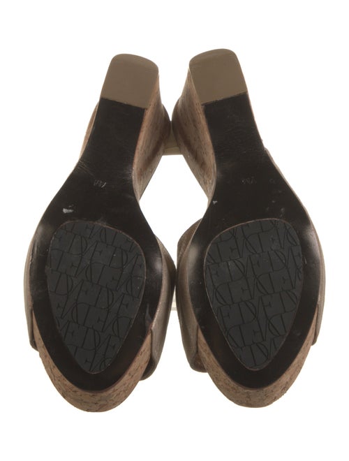 Diane von Furstenberg Leather Slides