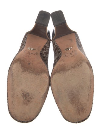Diane von Furstenberg Ponyhair Printed Pumps