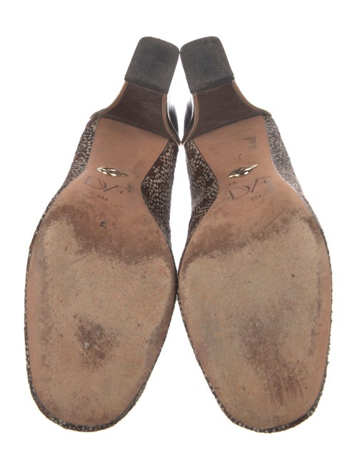Diane von Furstenberg Ponyhair Printed Pumps