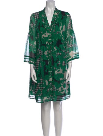 Diane von Furstenberg Silk Knee-Length Dress