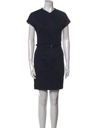 Diane von Furstenberg Crew Neck Mini Dress