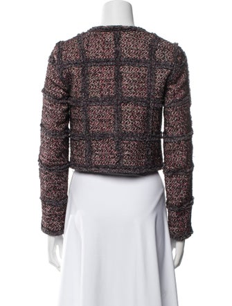 Diane von Furstenberg Tweed Pattern Evening Jacket