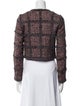 Diane von Furstenberg Tweed Pattern Evening Jacket