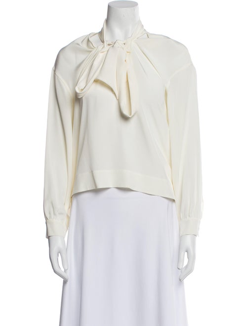 Diane von Furstenberg Silk V-Neck Blouse