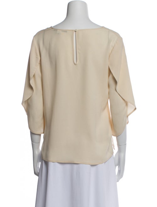 Diane von Furstenberg Silk Scoop Neck Blouse
