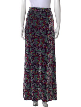 Diane von Furstenberg Printed Long Skirt