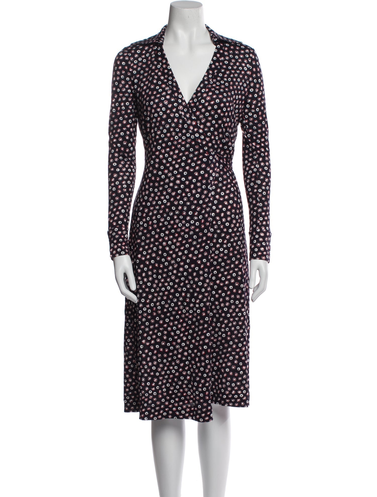Diane von Furstenberg Silk Midi Length Dress w/ Tags