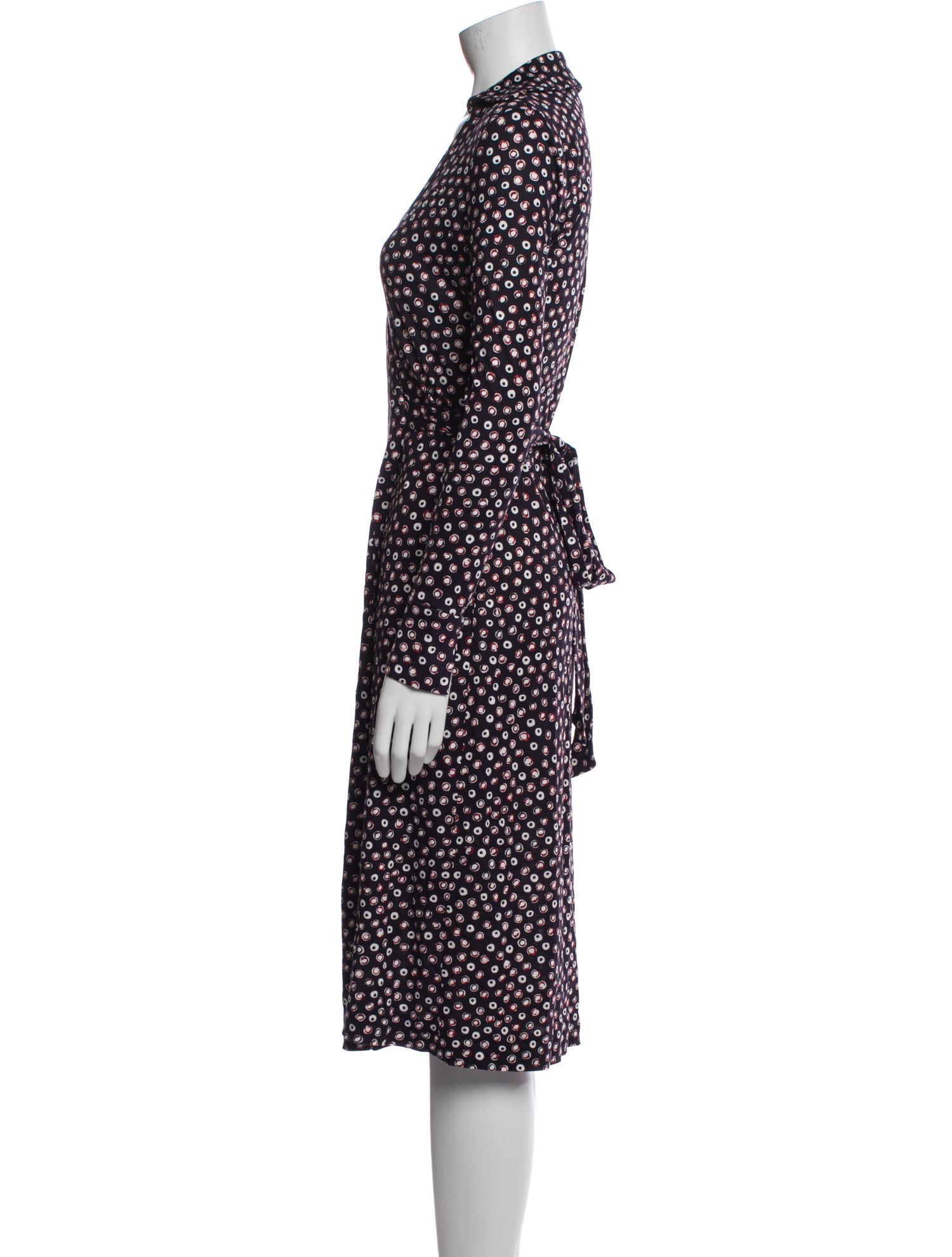Diane von Furstenberg Silk Midi Length Dress w/ Tags