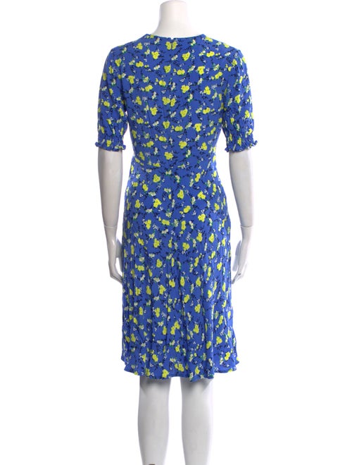 Diane von Furstenberg Floral Print Mini Dress