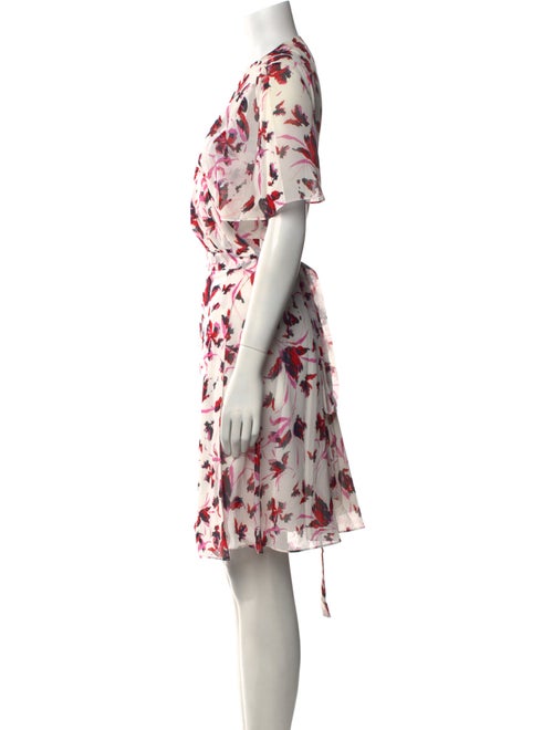 Diane von Furstenberg Floral Print Knee-Length Dress