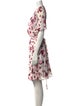 Diane von Furstenberg Floral Print Knee-Length Dress