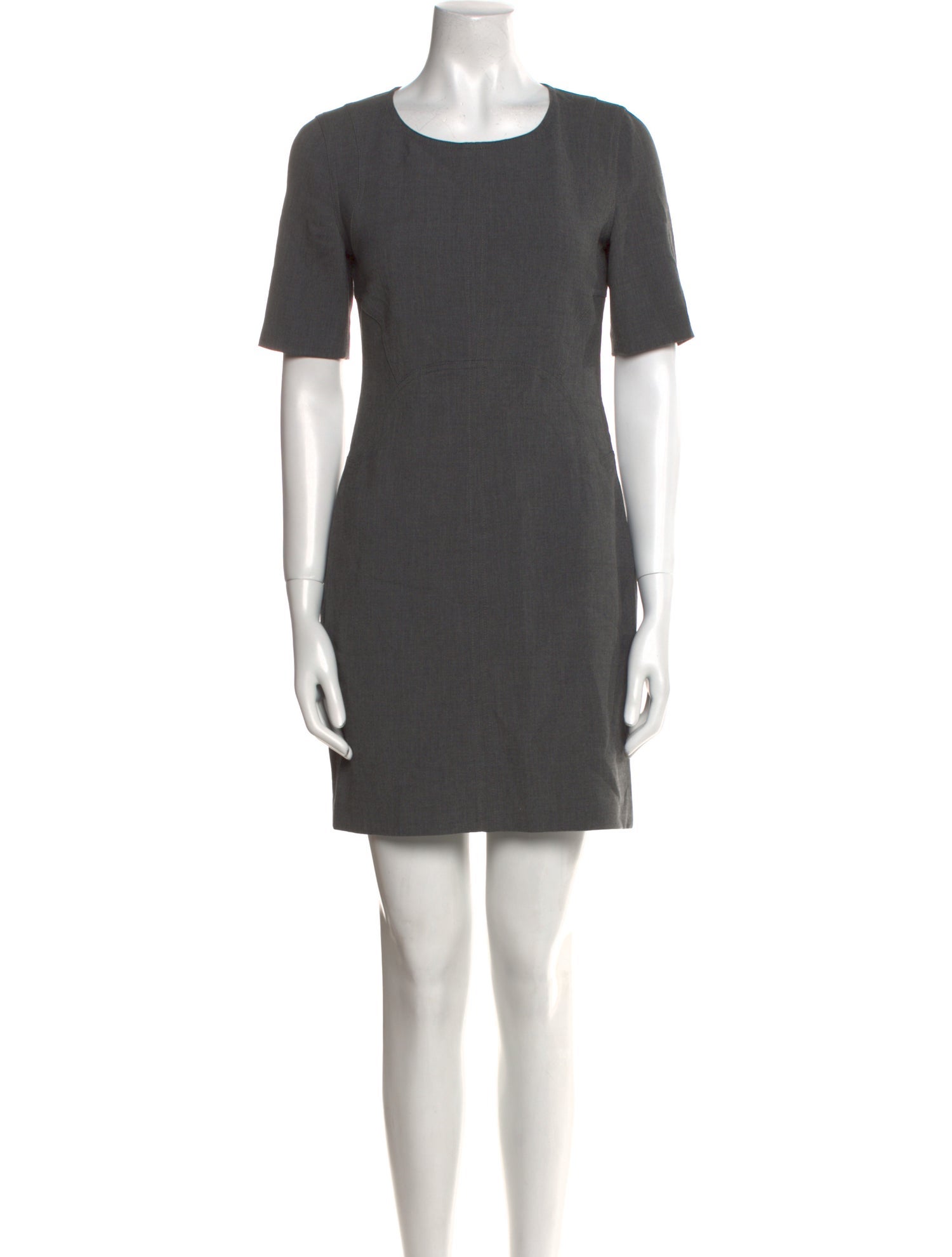Diane von Furstenberg Scoop Neck Mini Dress