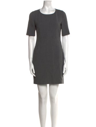 Diane von Furstenberg Scoop Neck Mini Dress