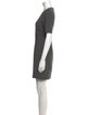 Diane von Furstenberg Scoop Neck Mini Dress