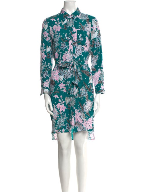 Diane von Furstenberg Floral Print Mini Dress