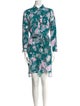 Diane von Furstenberg Floral Print Mini Dress
