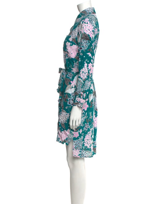 Diane von Furstenberg Floral Print Mini Dress