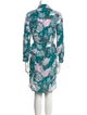 Diane von Furstenberg Floral Print Mini Dress
