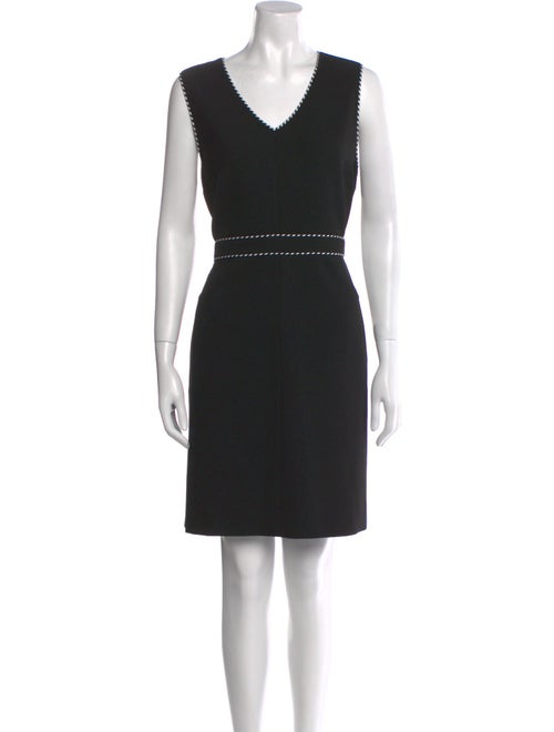 Diane von Furstenberg V-Neck Knee-Length Dress