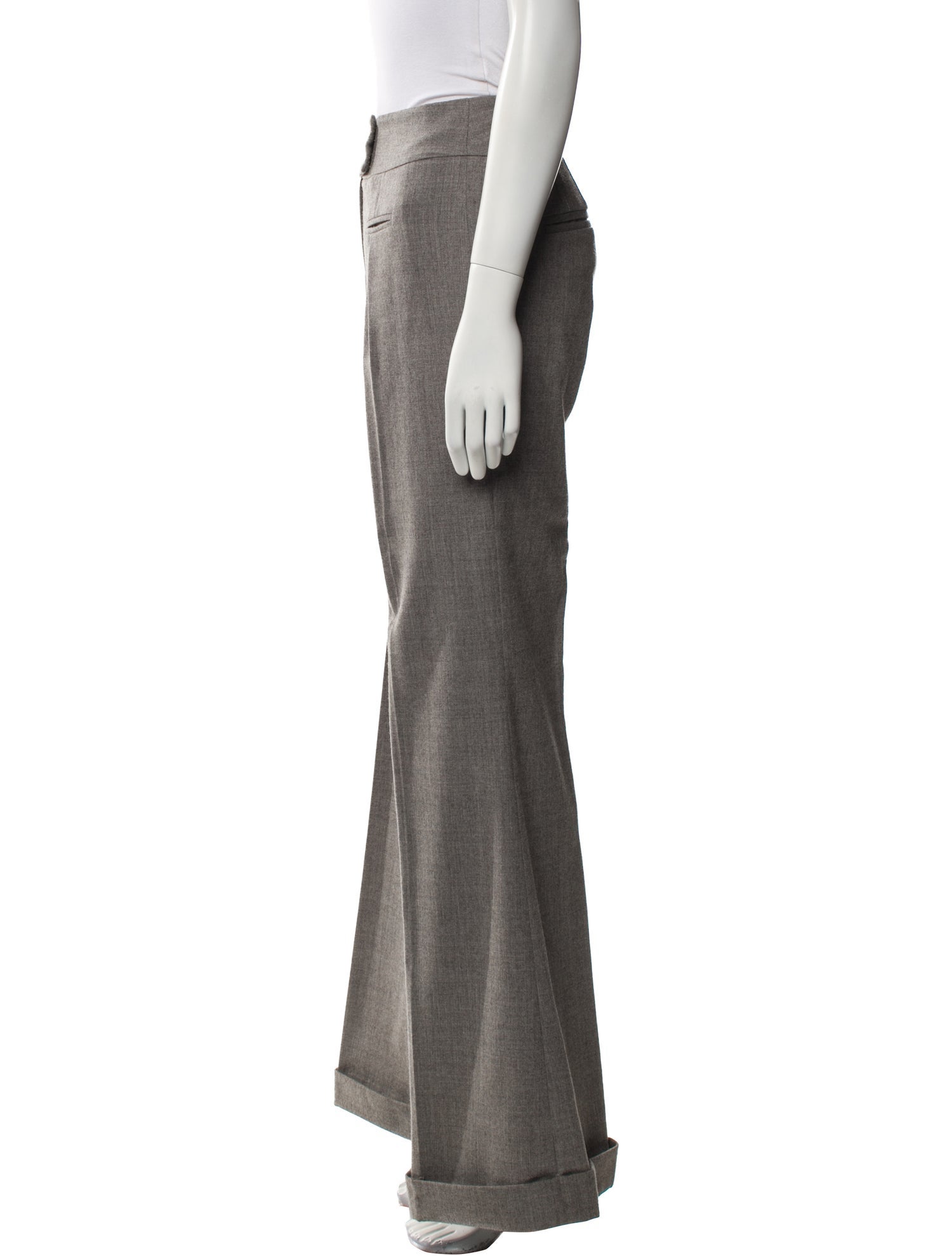 Diane von Furstenberg Wool Wide Leg Pants