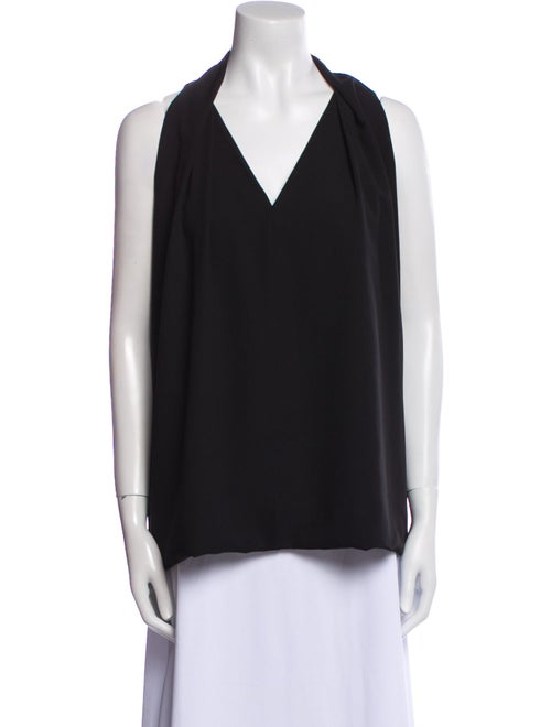 Diane von Furstenberg V-Neck Sleeveless Blouse