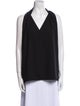 Diane von Furstenberg V-Neck Sleeveless Blouse