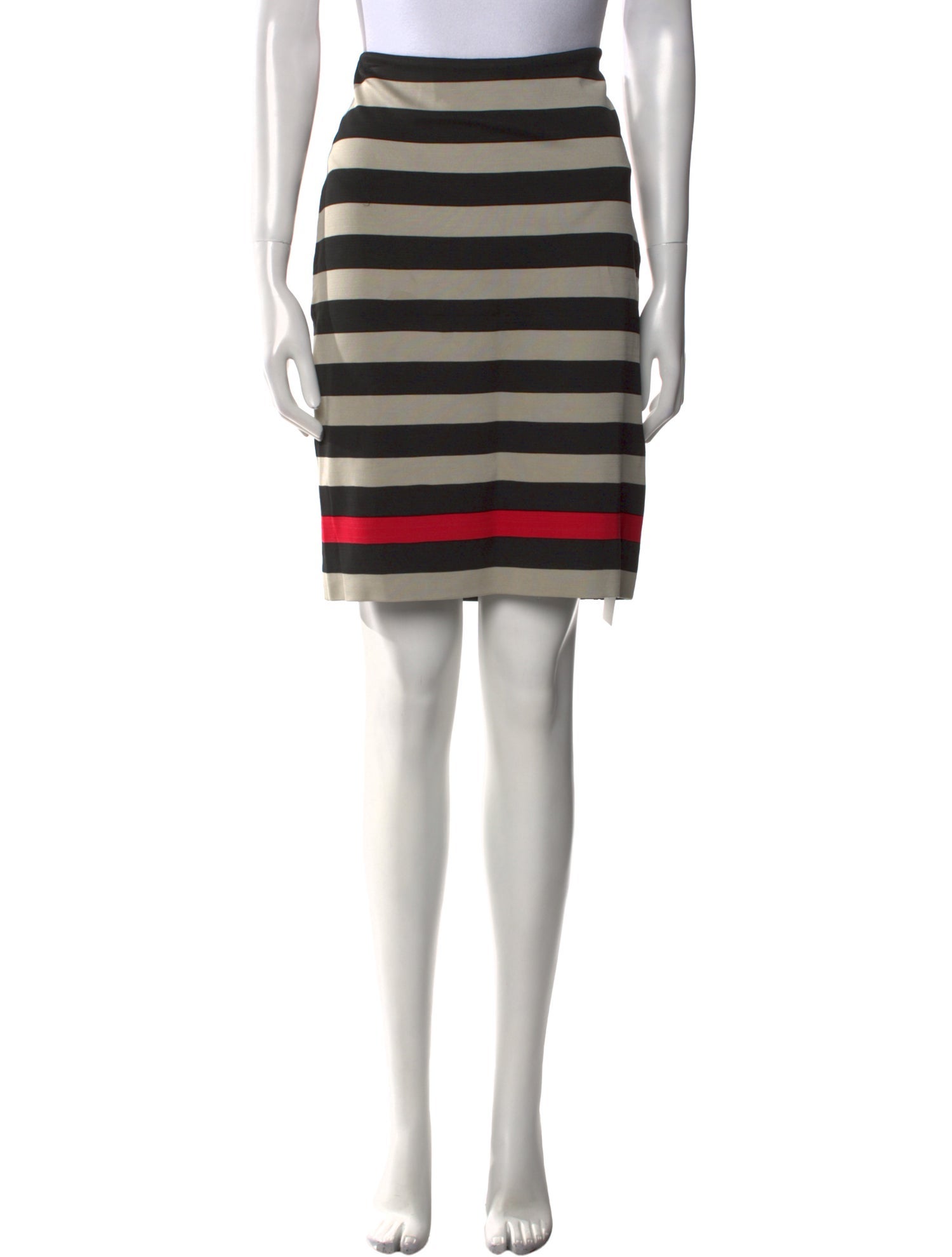 Diane von Furstenberg Striped Knee-Length Skirt