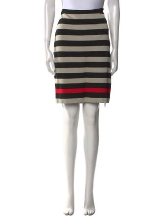 Diane von Furstenberg Striped Knee-Length Skirt
