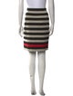 Diane von Furstenberg Striped Knee-Length Skirt