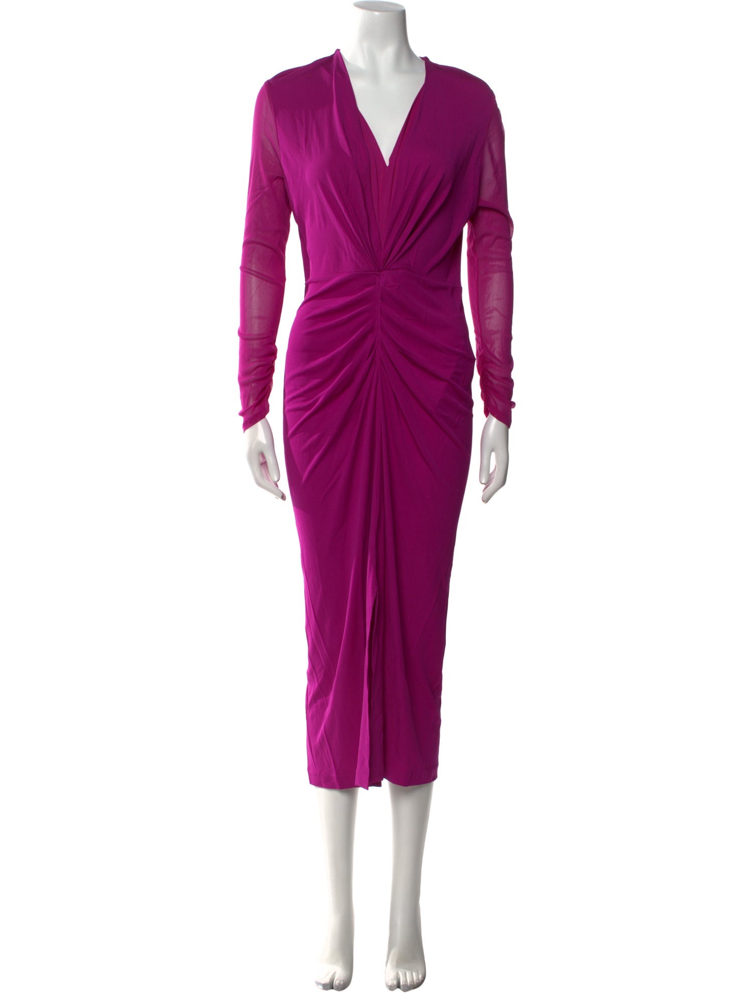 Diane von Furstenberg V-Neck Long Dress