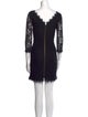 Diane von Furstenberg Lace Pattern Mini Dress