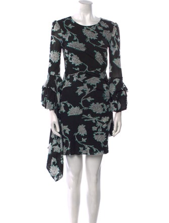 Diane von Furstenberg Printed Midi Length Dress