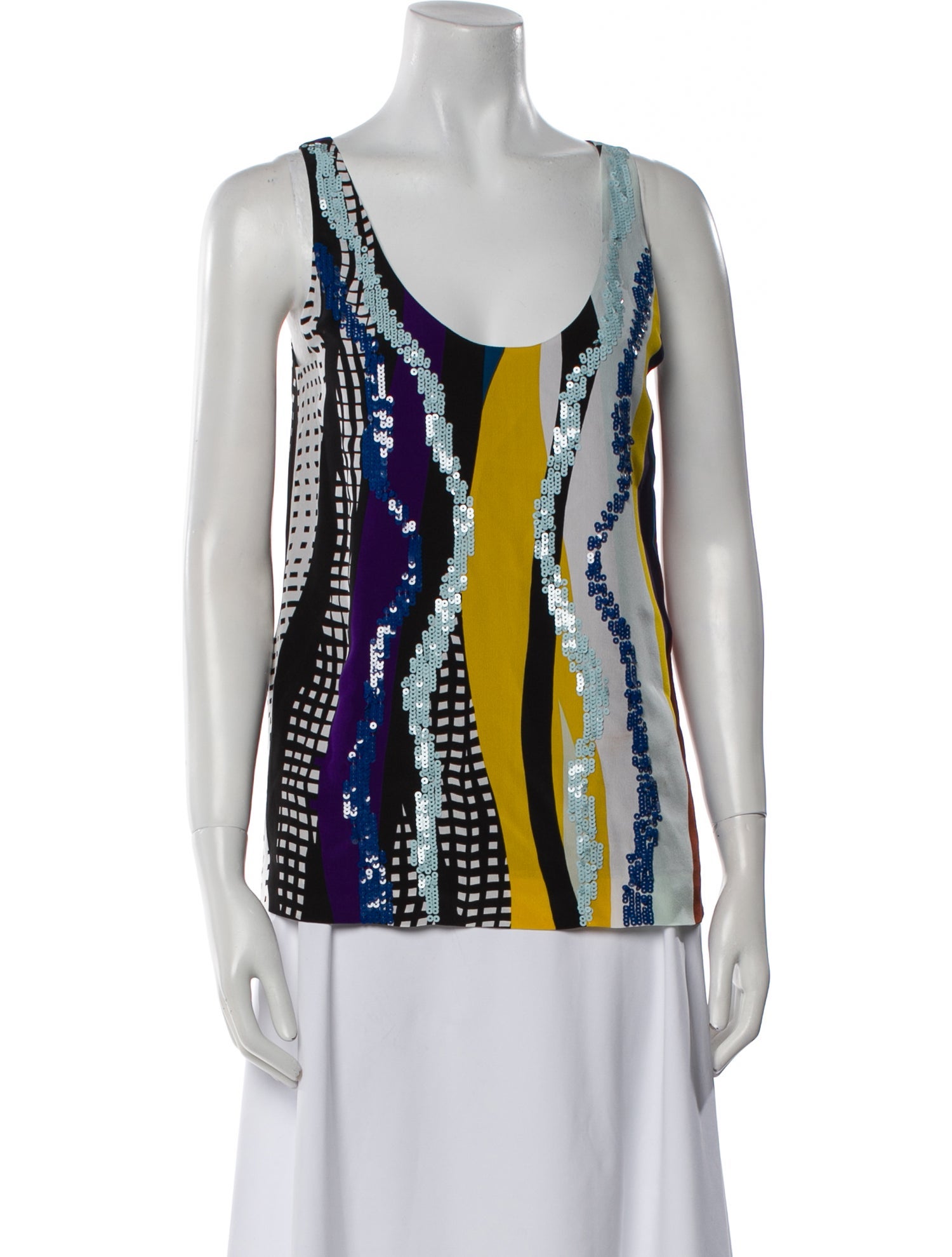 Diane von Furstenberg Silk Printed Top