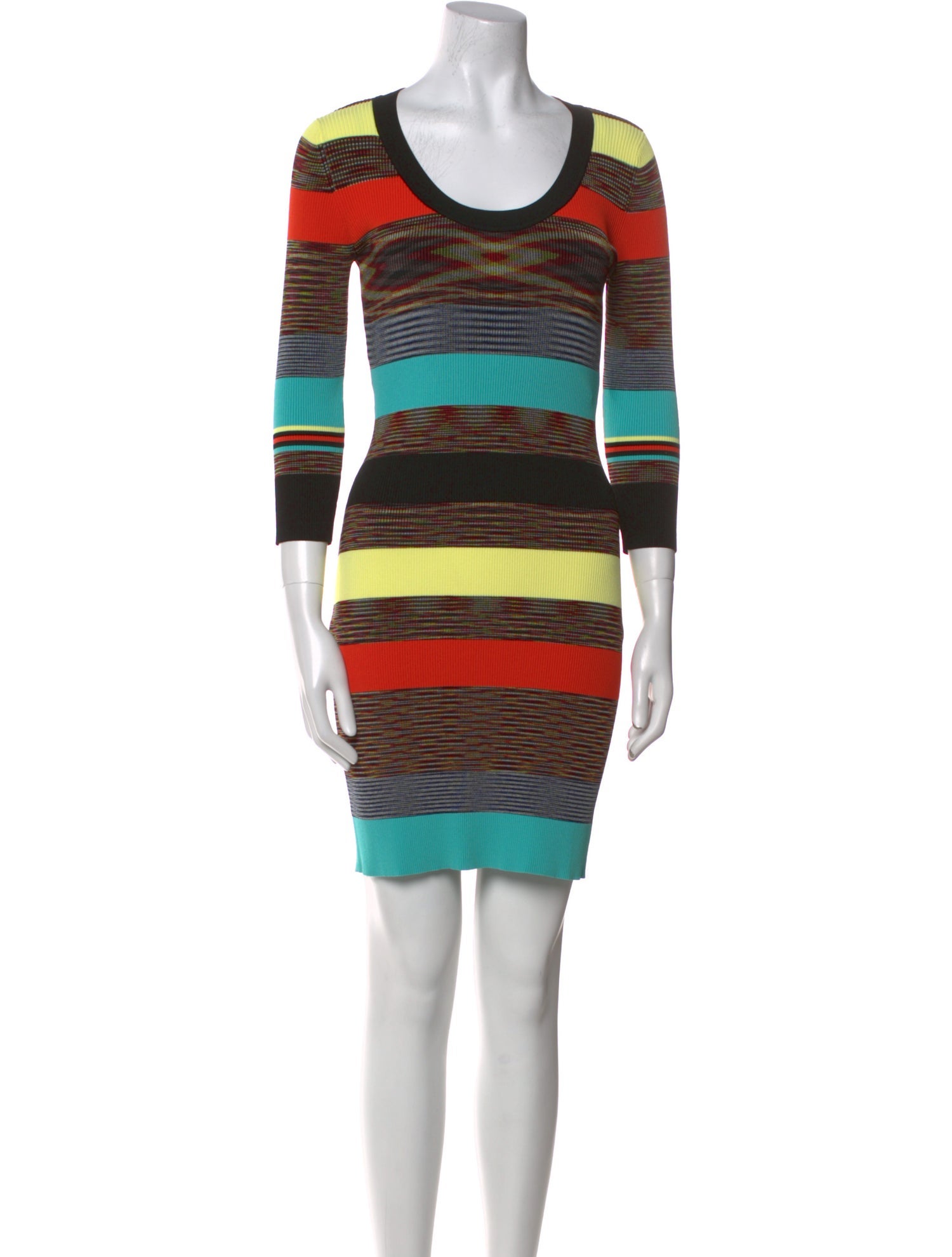 Diane von Furstenberg Striped Mini Dress