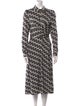 Diane von Furstenberg Printed Long Dress