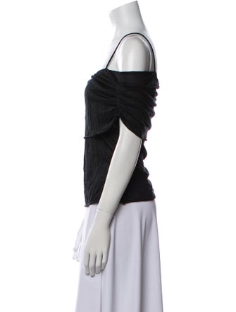 Diane von Furstenberg Square Neckline Short Sleeve Top