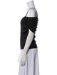 Diane von Furstenberg Square Neckline Short Sleeve Top