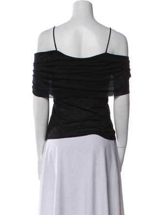 Diane von Furstenberg Square Neckline Short Sleeve Top