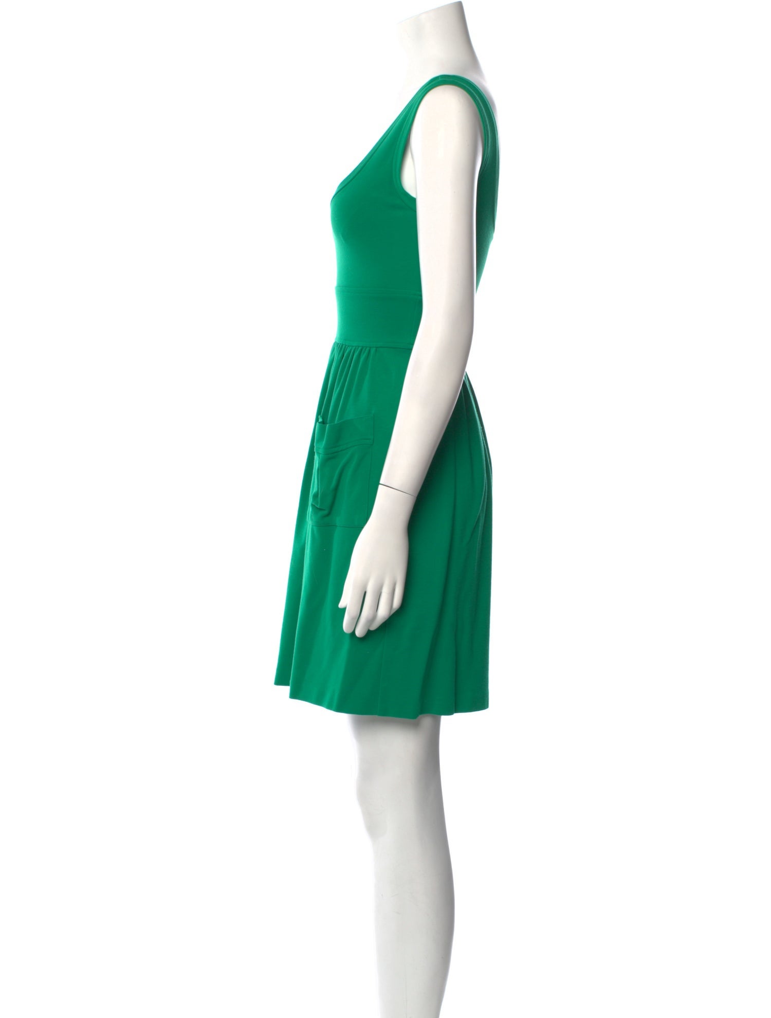 Diane von Furstenberg Scoop Neck Mini Dress
