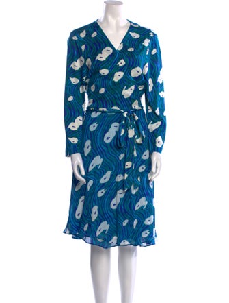 Diane von Furstenberg Silk Midi Length Dress