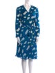 Diane von Furstenberg Silk Midi Length Dress