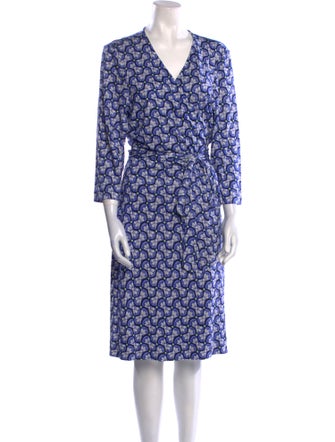 Diane von Furstenberg Silk Midi Length Dress