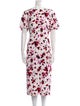 Diane von Furstenberg Floral Print Long Dress