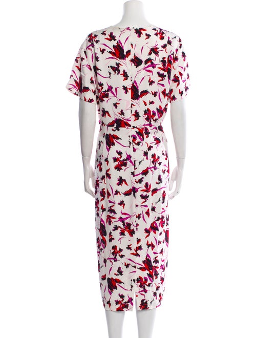 Diane von Furstenberg Floral Print Long Dress
