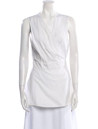 Diane von Furstenberg Cowl Neck Sleeveless Tunic