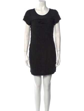 Diane von Furstenberg Scoop Neck Mini Dress